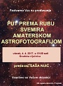 Put prema rubu svemira amaterskom astrofotografijom sutra u gradskoj vijenici